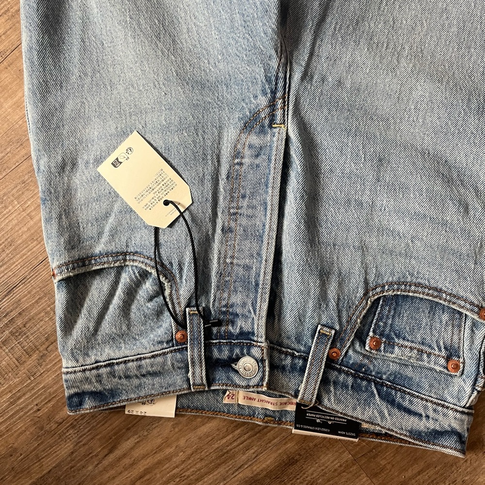 Rib cage ankle straight Levi's light blue - Picture 4 of 7